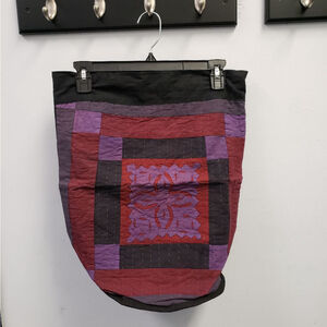 PATCHWORK Bucket Cotton Shoulder Bag from India